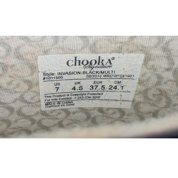 Chooka Invasion Peacock Pattern Green/Blue Rain Boot, All Natural Rubber-7 - Picture 10 of 11